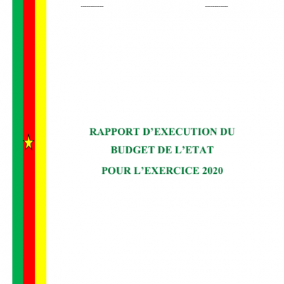 Rapport d'Execution du Budget de l'Etat pour l'Exercice 2020