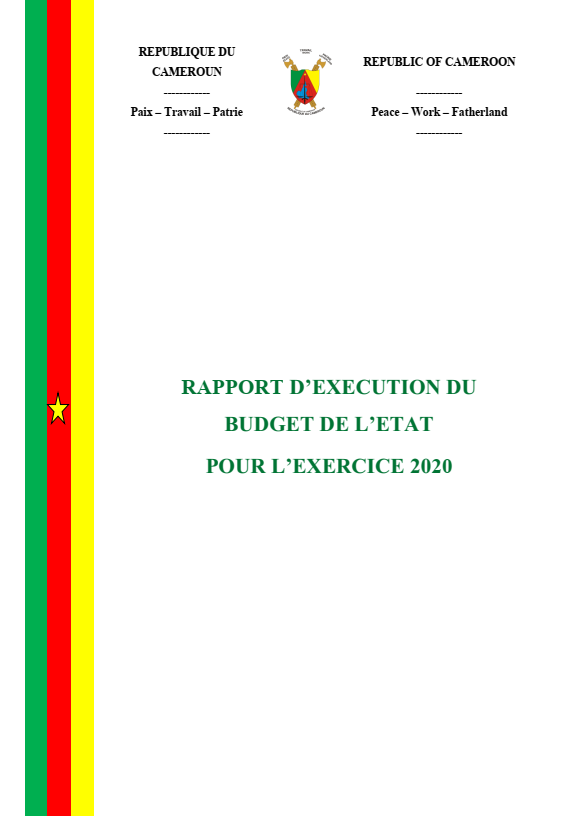 Rapport d'Exécution du Budget de l'Etat pour l'Exercice 2020