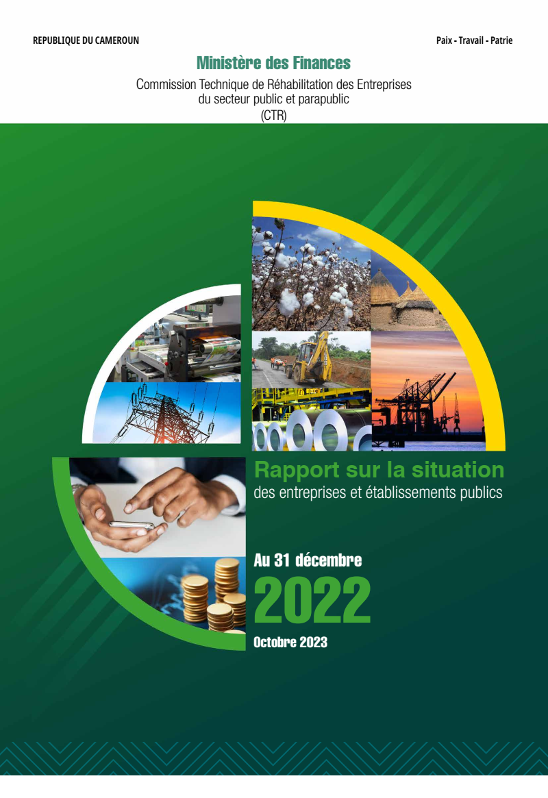 Rapport sur la situation des entreprises et établissements publics au 31 décembre 2022 de la Commission Technique de Réhabilitation des Entreprises du secteur public et parapublic (CTR)