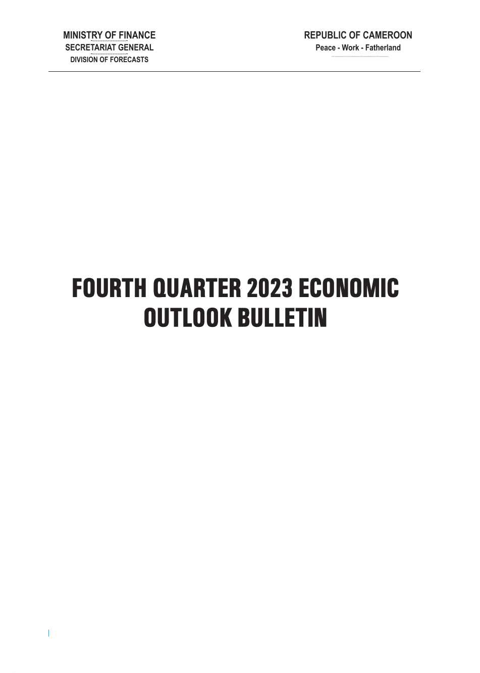 fourth quarter 2023 economic bulletin