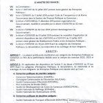 ARRETE 2026 CLASSIFICATION DES ENTREPRISES PUBLIQUES