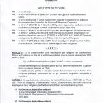 ARRETE 2026 CLASSIFICATION DES ETABLISSEMENTSPUBLICS